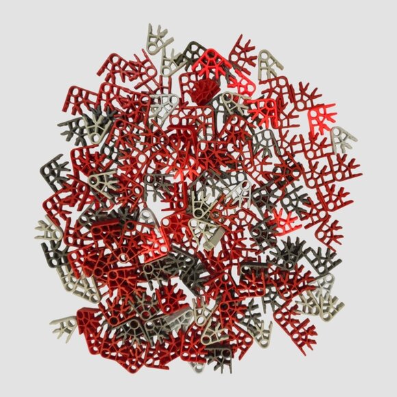 K'NEX Building Toy 174 Connectors 2 Way 3 Way Variations Replacement Parts KNEX - Picture 6 of 6